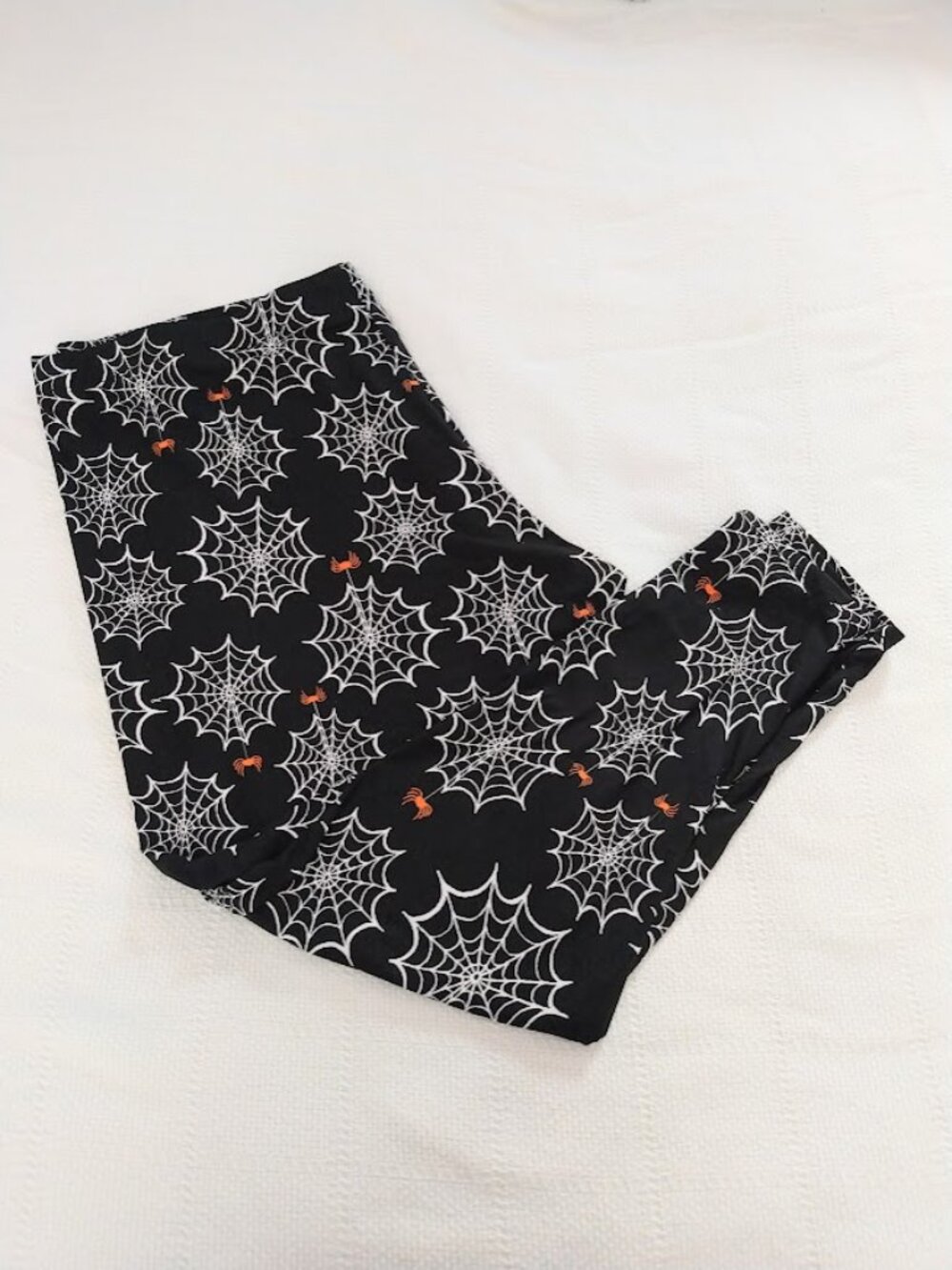Halloween Pajama Bottoms Sleep Pants Black Spiderwebs Joe Boxer Juniors 3X NOS